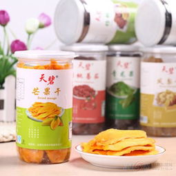 年货必备 天碧罐装芒果干，500g蜜饯干果的休闲之选