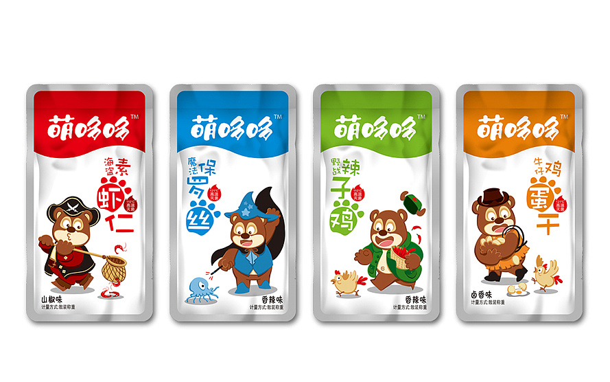 唤醒童趣的味蕾魔法 萌哆哆休闲食品包装套系设计解析